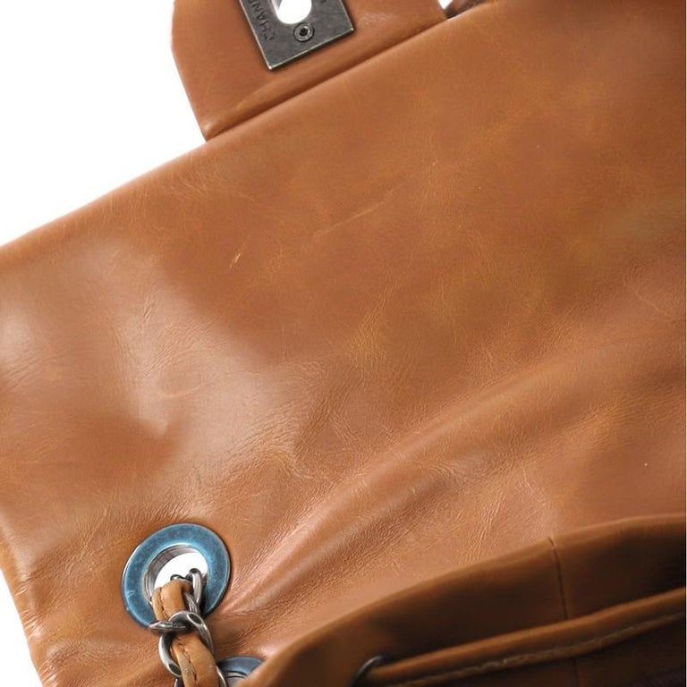 Chanel Mountain Backpack Shearling with Quilted Calfskin Small at