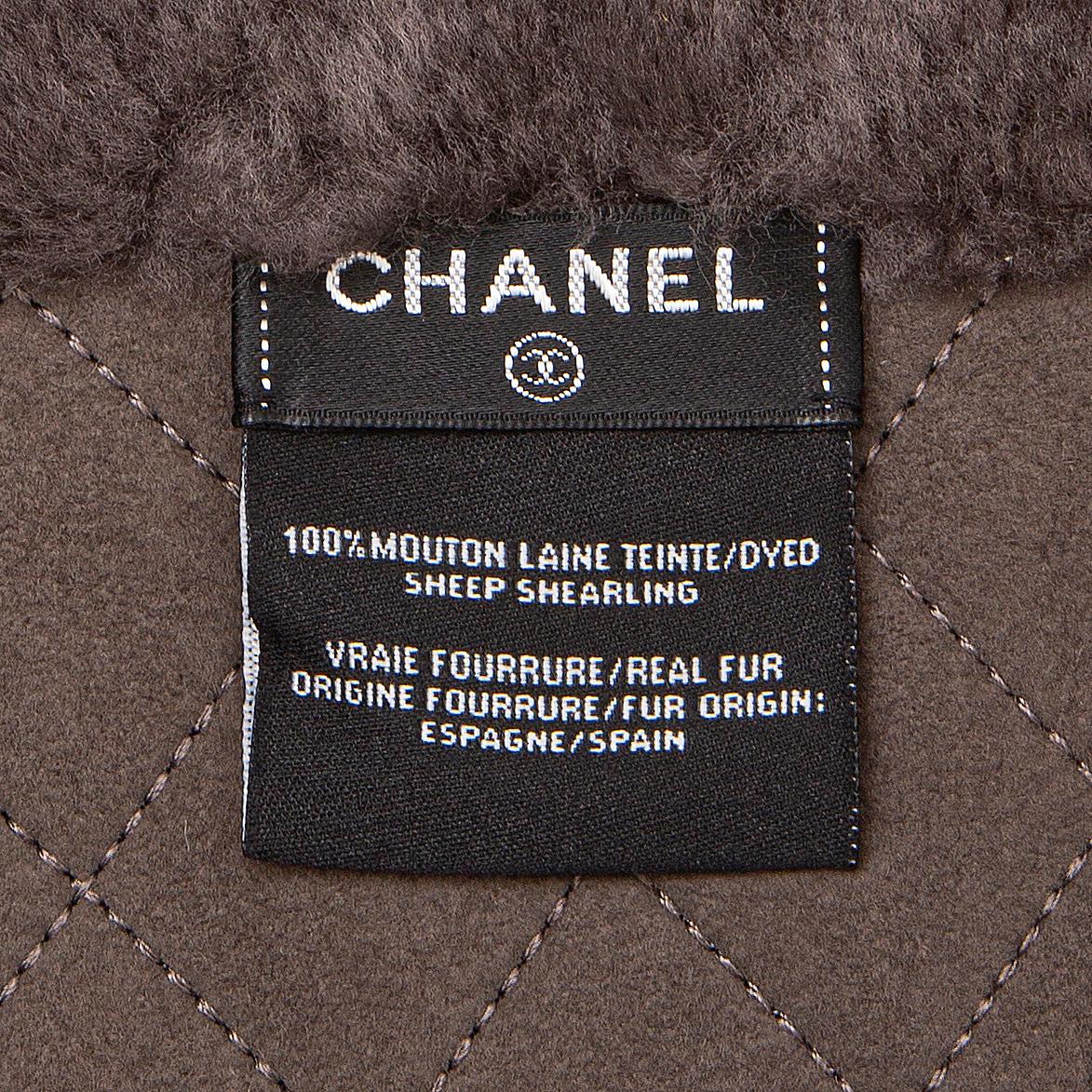 chanel scarf tag