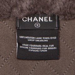 Chanel mouton scarf