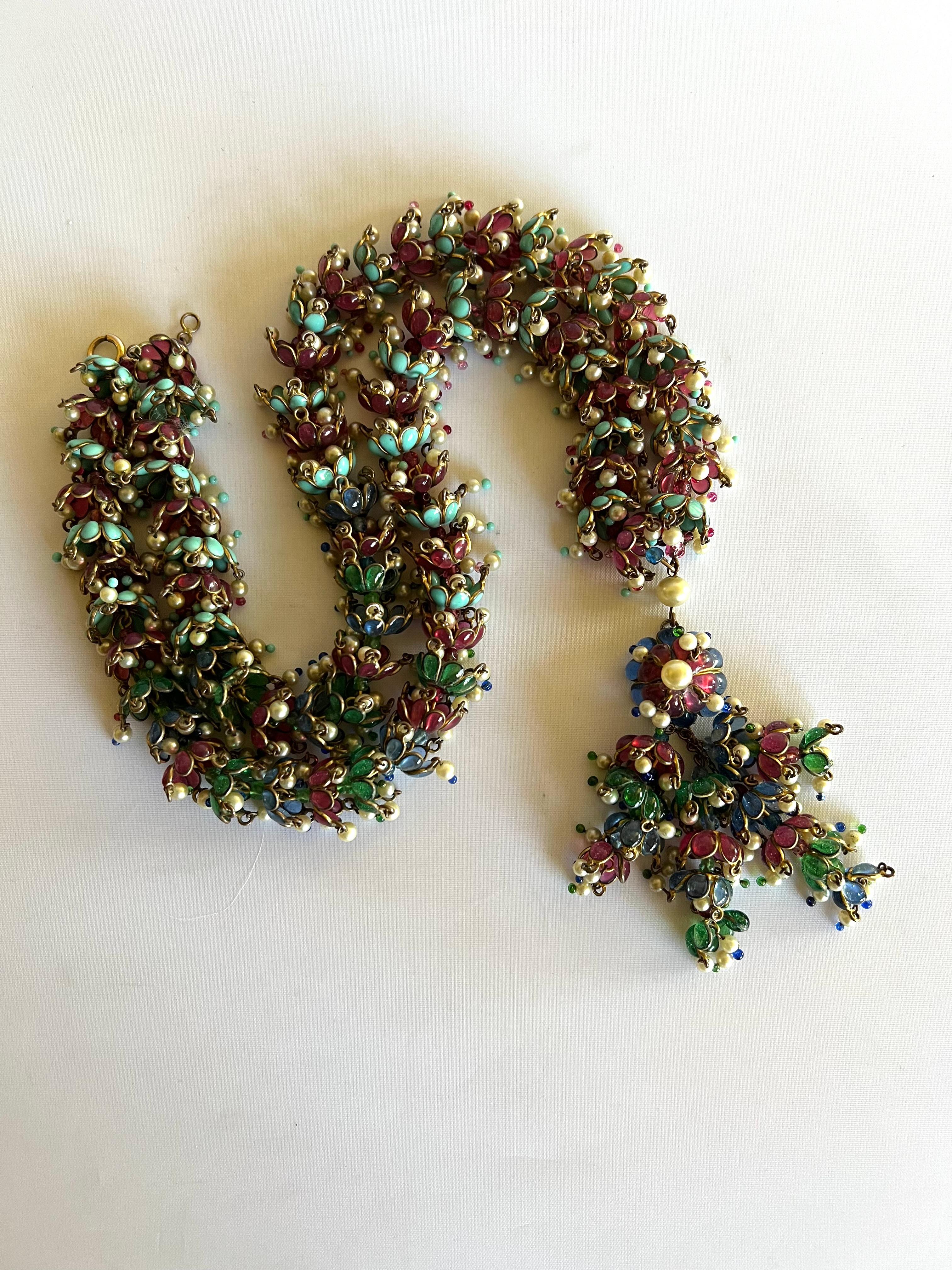 Women's Chanel Mughal Inspired Multicolor Necklace
