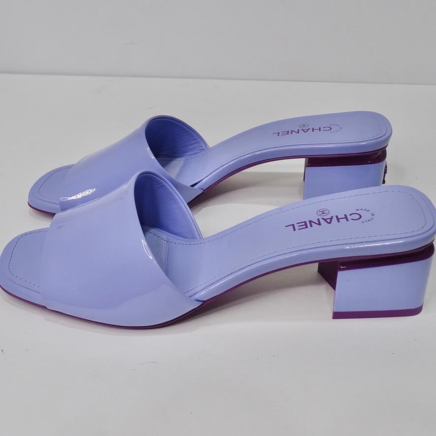 Chanel Mules Brand New in Periwinkle  5