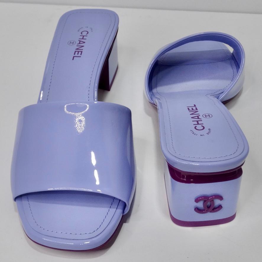 Women's or Men's Chanel Mules Brand New in Periwinkle 