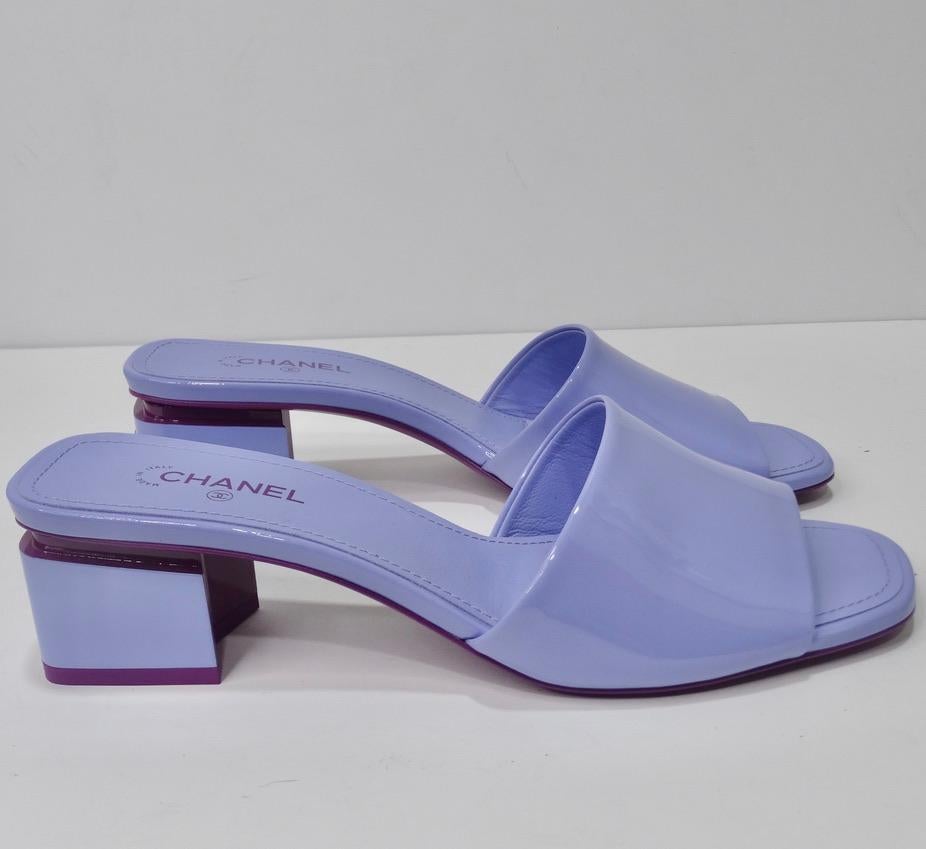 Chanel Mules Brand New in Periwinkle  1