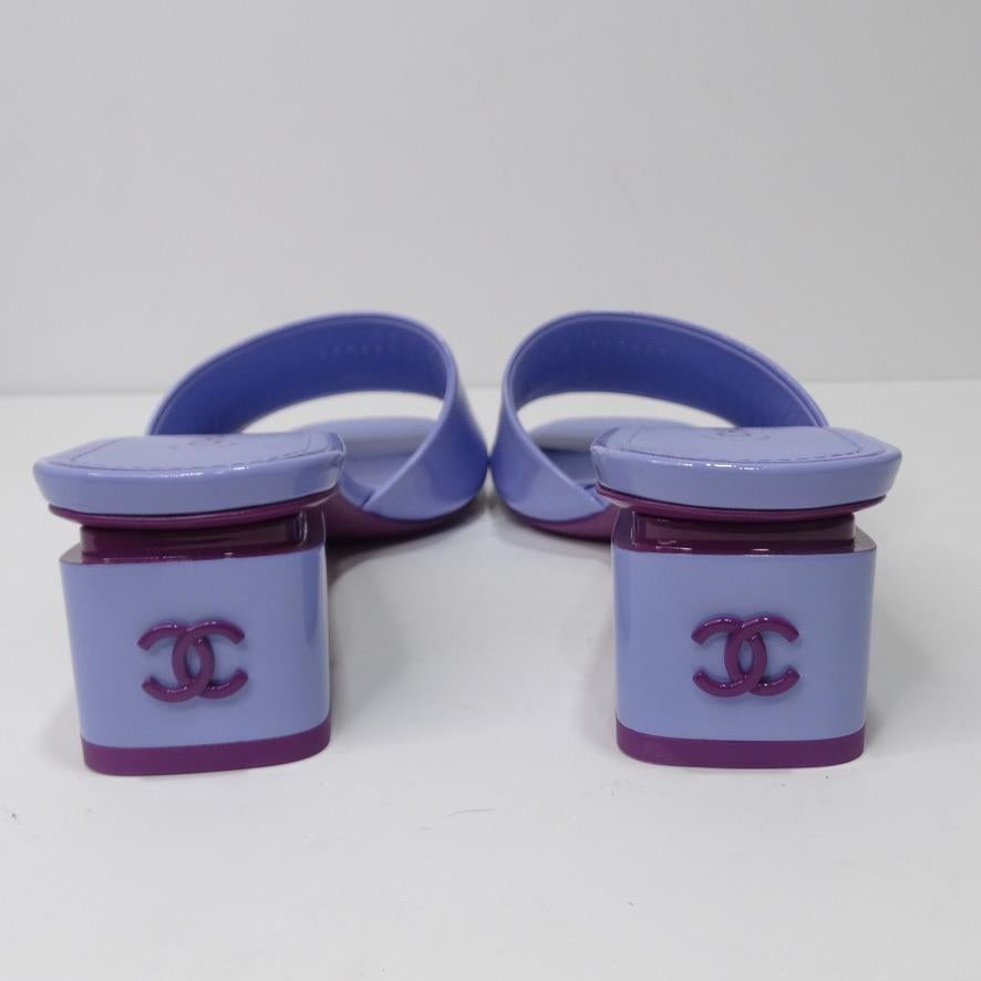 Chanel Mules Brand New in Periwinkle  2