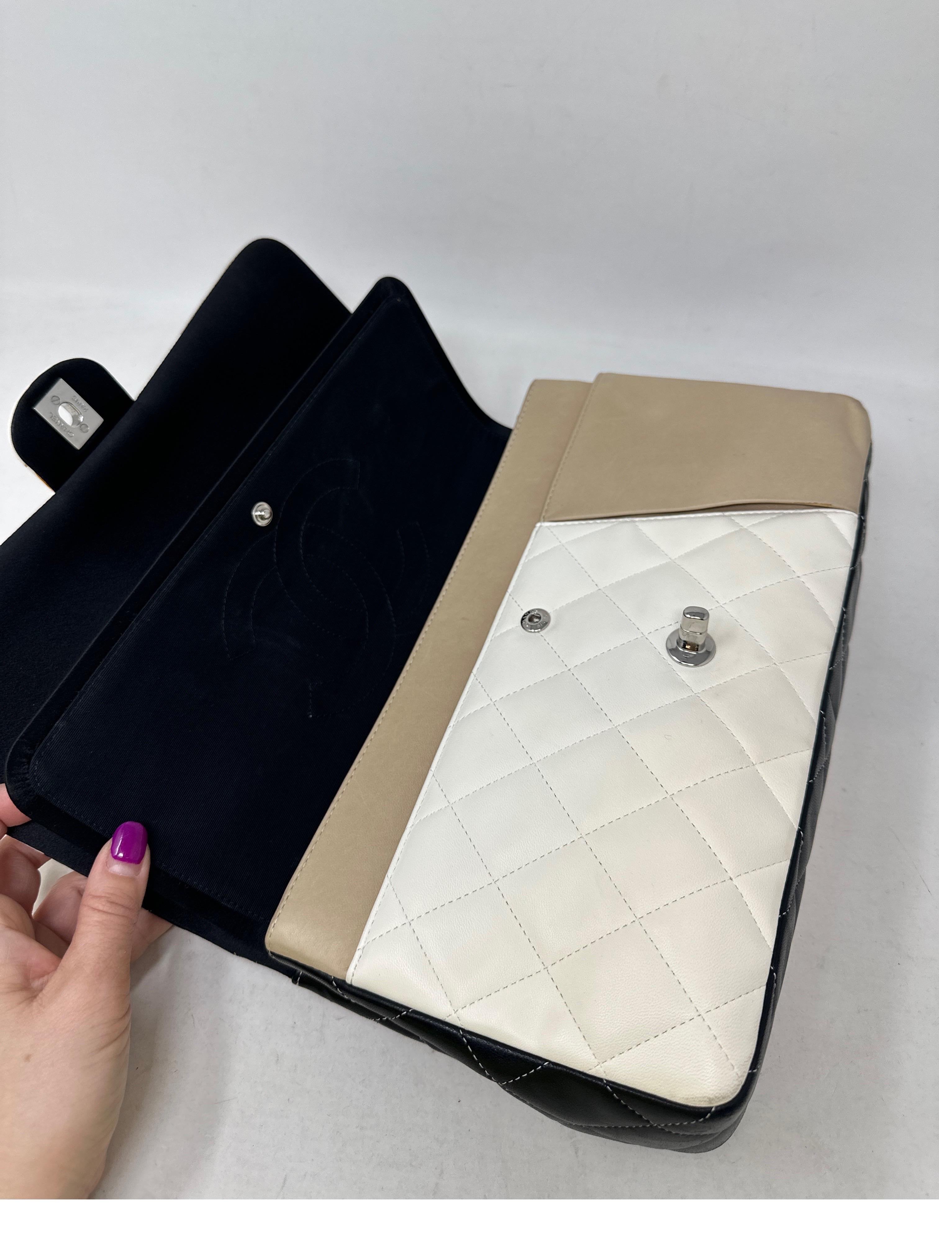 Chanel Multi-Color Jumbo Bag  For Sale 10