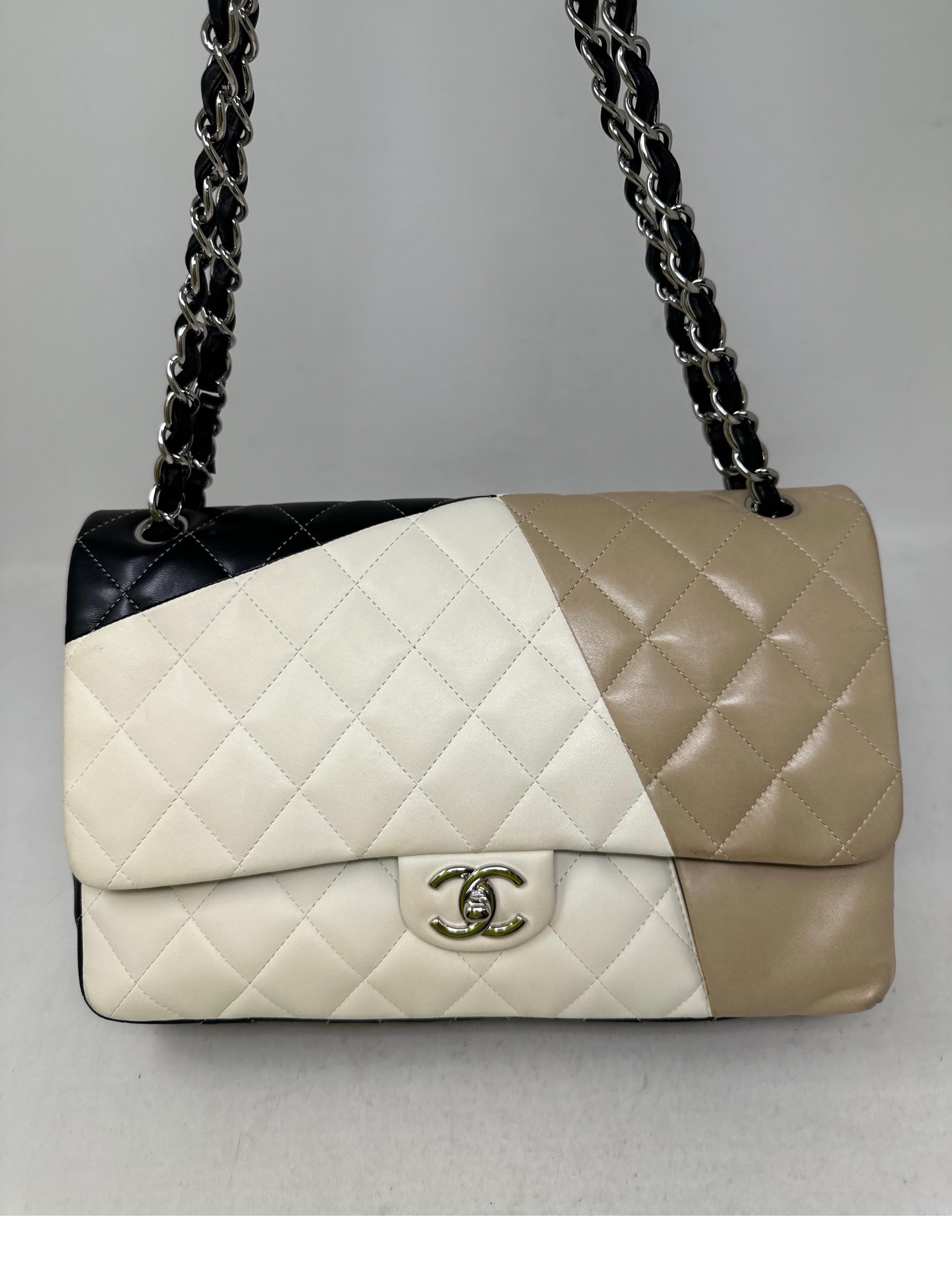 Women's or Men's Chanel Multi-Color Jumbo Bag  For Sale