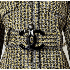 Chanel Mehrfarbige einreihige Jacke FR44/XXL