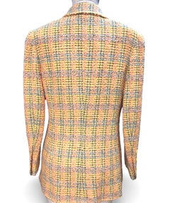 Chanel multi-coloured tweed jacket