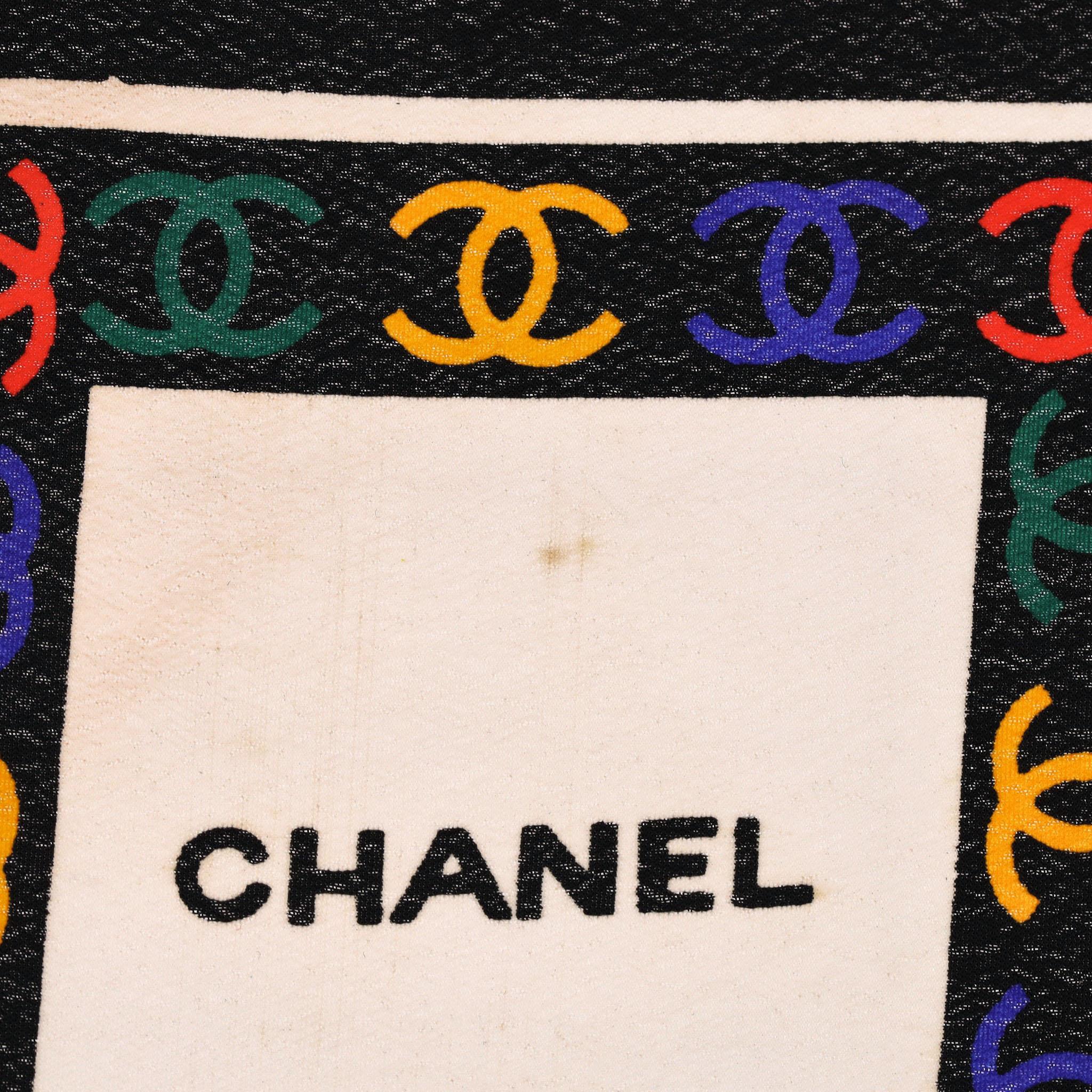 Chanel Multi-Logo 'CC' Silk Scarf 3