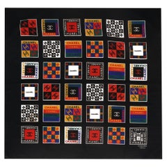 Chanel Multi-Logo 'CC' Silk Scarf