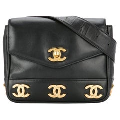 Chanel Multi Plaque CC Logos Waist Belt Fanny Pack