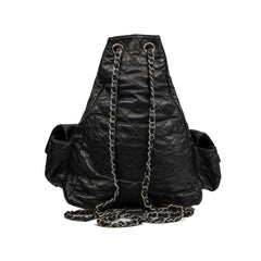 Chanel Rucksack aus Leder mit mehreren Taschen