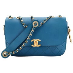 Chanel Multi Pouching Flap Bag with Coin Purse Quilted Calfskin Medium