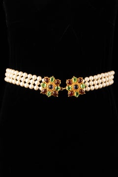 Chanel multi-row belt Haute Couture by Karl Lagerfeld Fall 1991