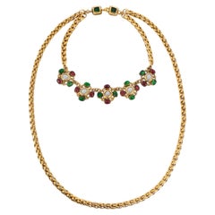 Chanel multi-row necklace by Karl Lagerfeld 1984