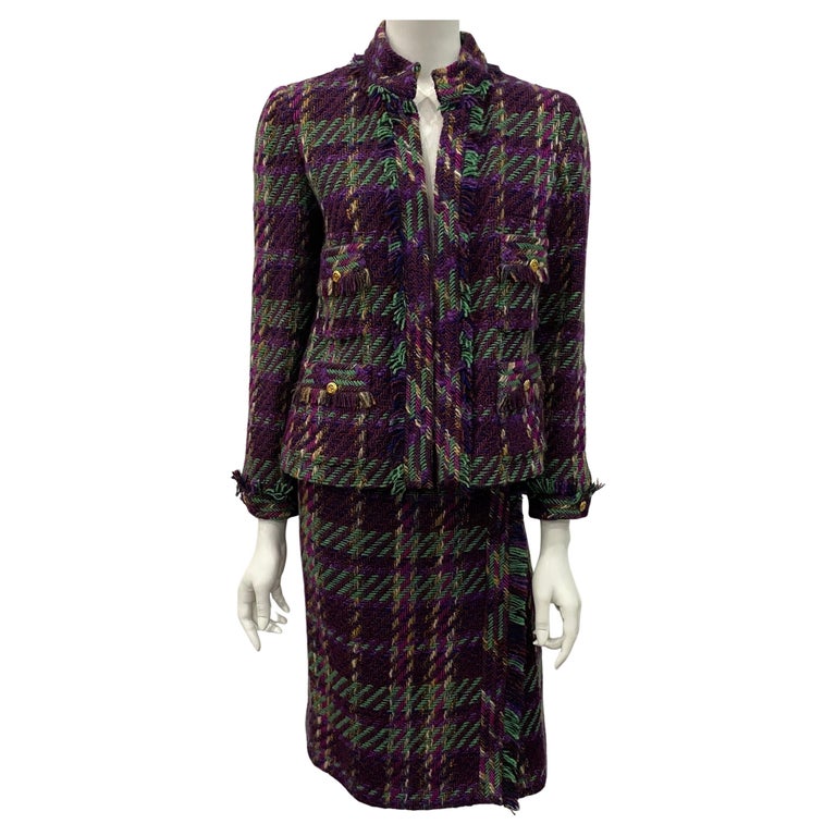 Chanel Tweed Skirt Suit - 101 For Sale on 1stDibs