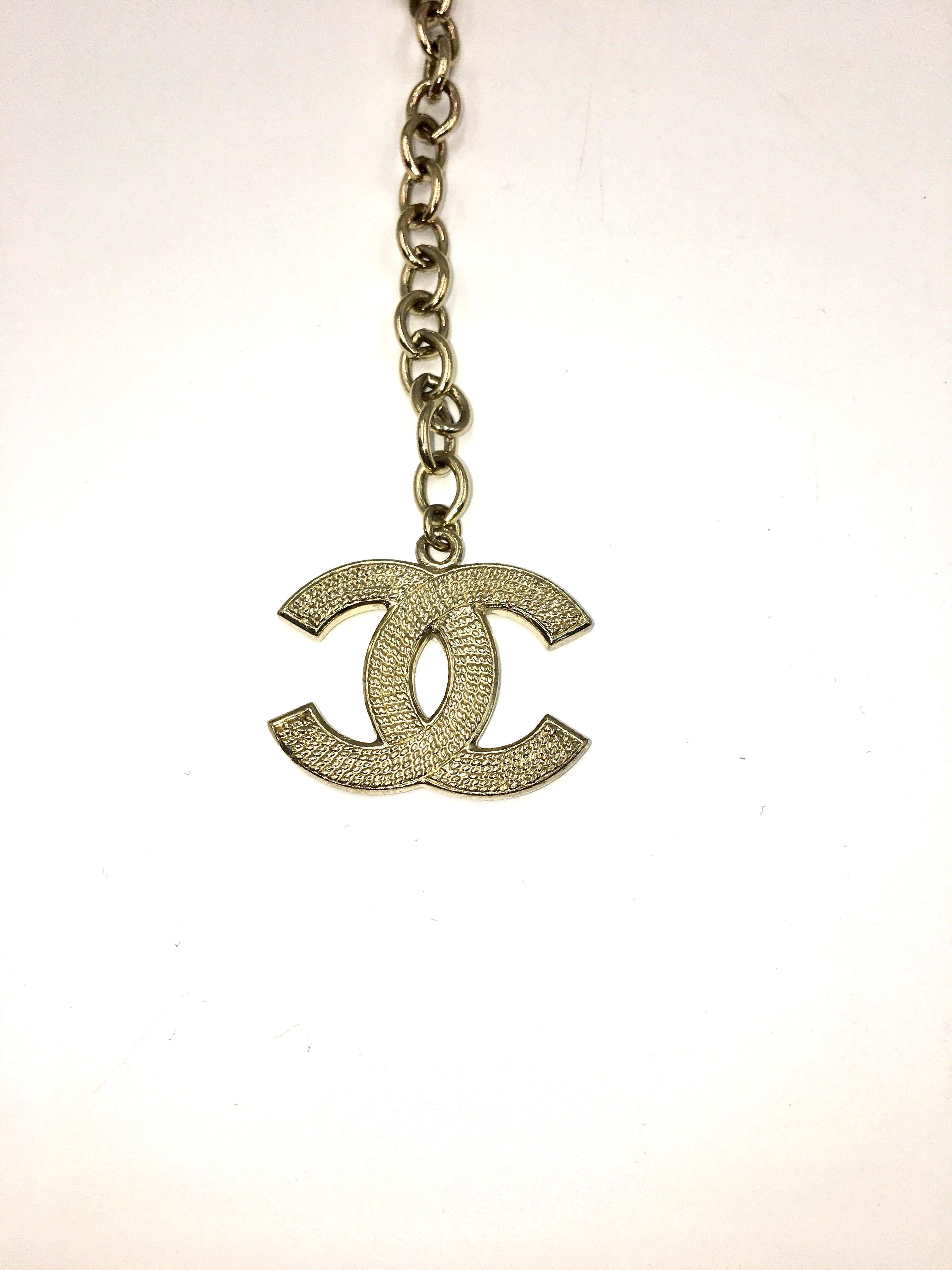 Chanel Multichain gold metal Belt In Excellent Condition For Sale In Lugano, CH