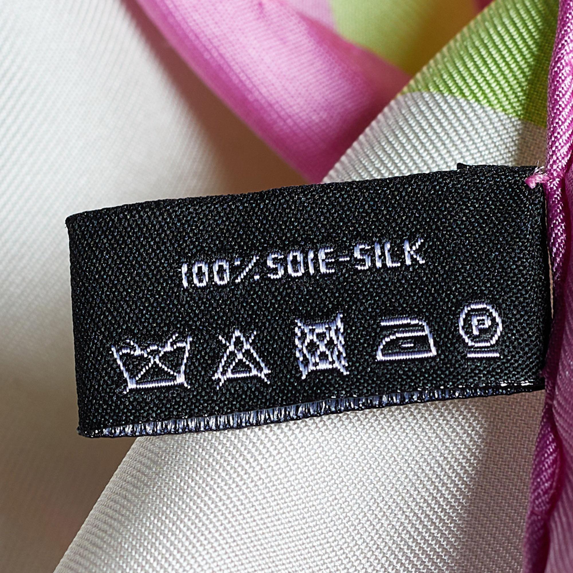Chanel Multicolor Bags Print Silk Scarf 1