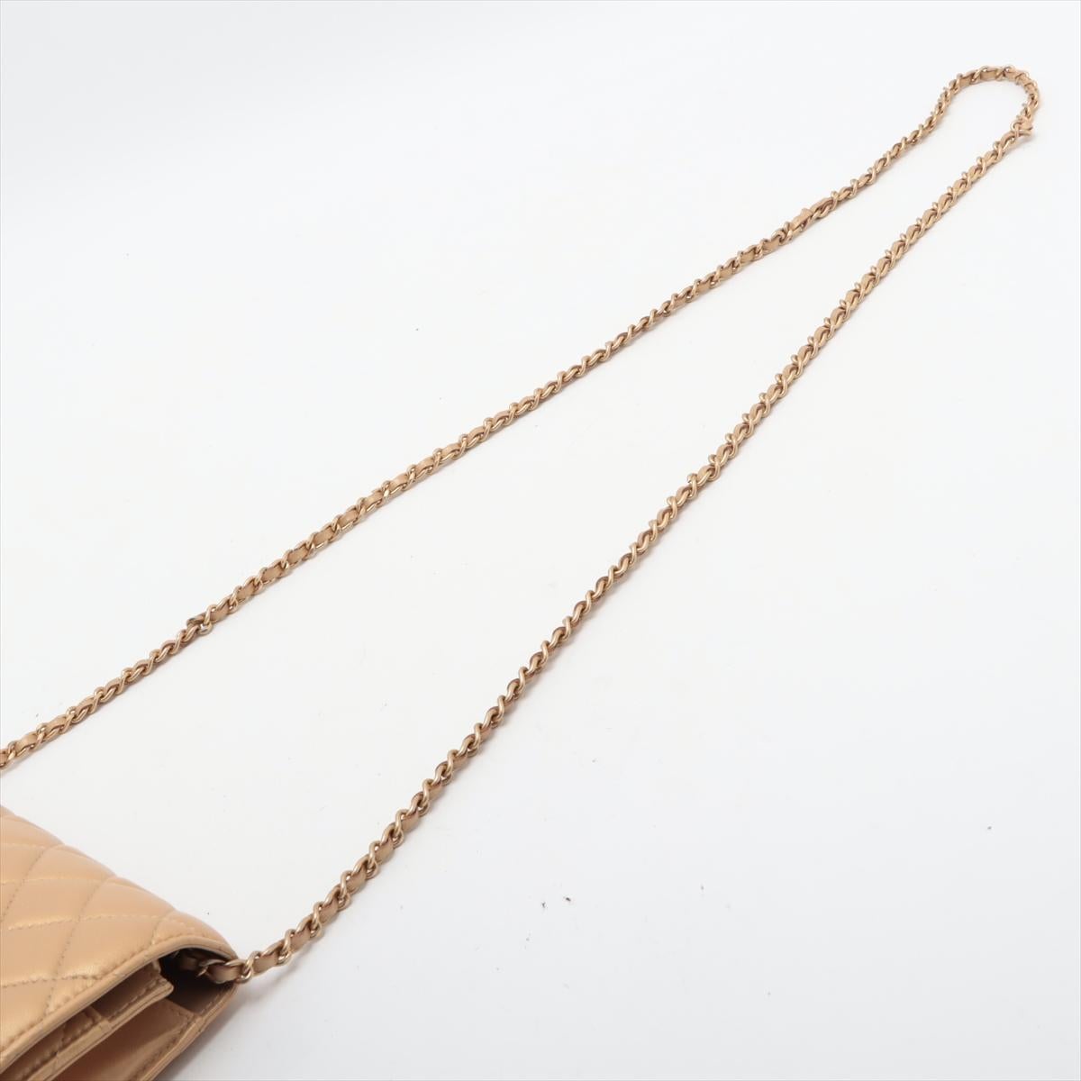Chanel Multicolor CC Logo Matelasse Lammfell Kette Umhängetasche Gold * PREORDER 3