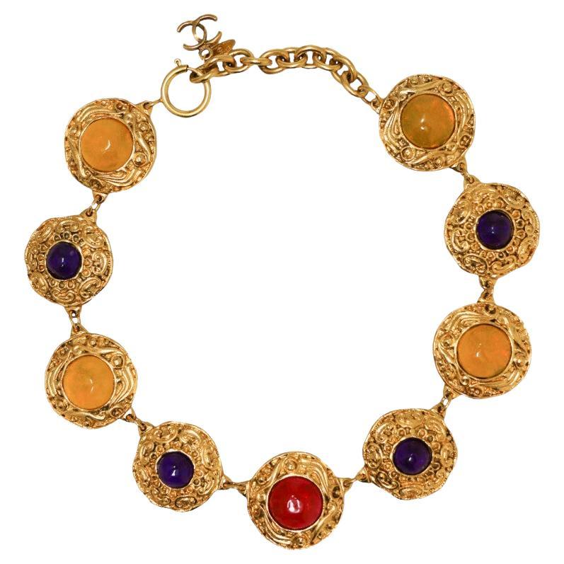 CHANEL Multicolor Chocker Necklace