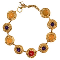 CHANEL Multicolor Chocker Necklace