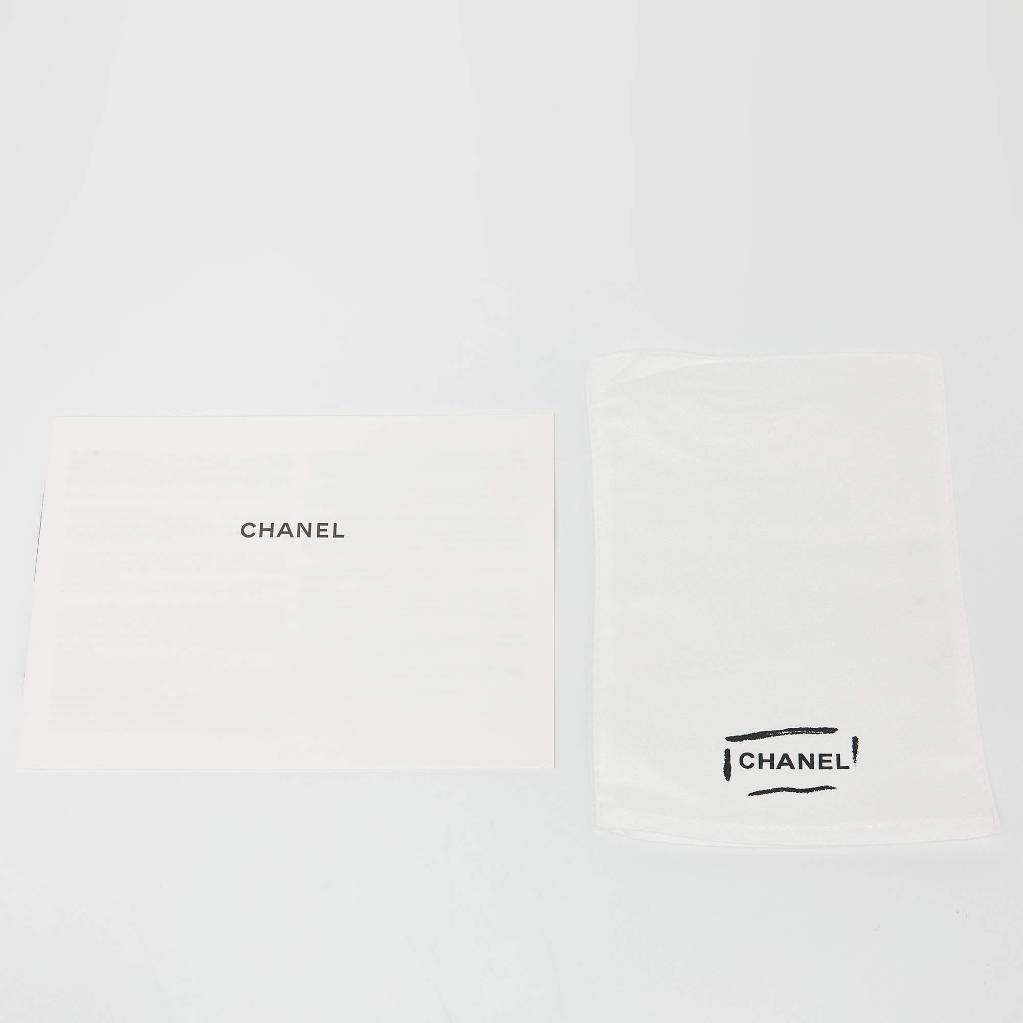 Chanel Mehrfarbige große Shopper Tote aus Baumwolle mit Seil im Angebot 7