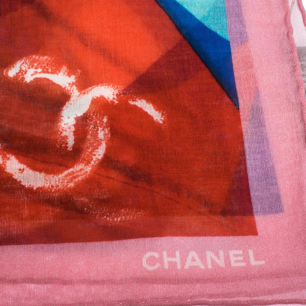 chanel cotton scarf