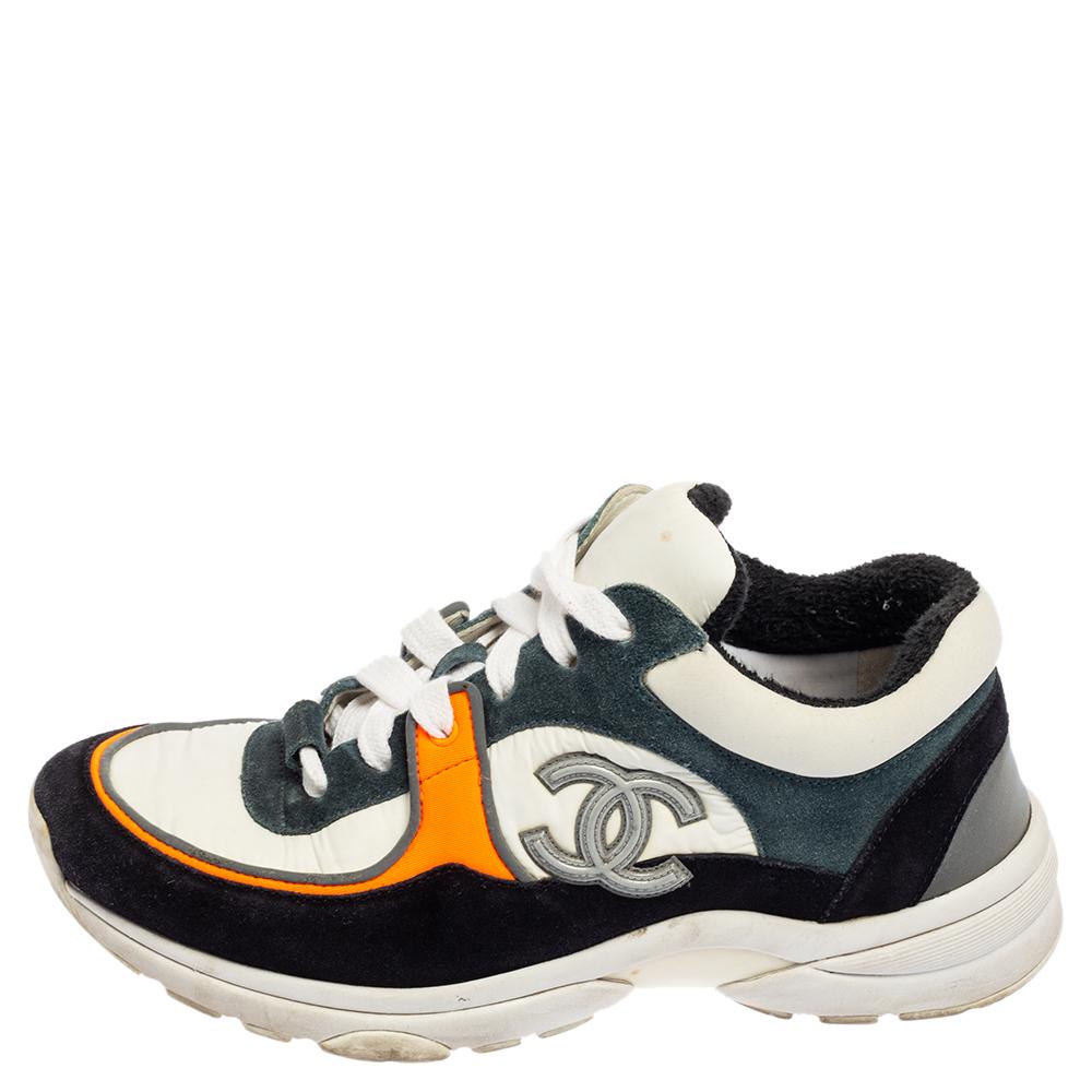 multicolor chanel sneakers