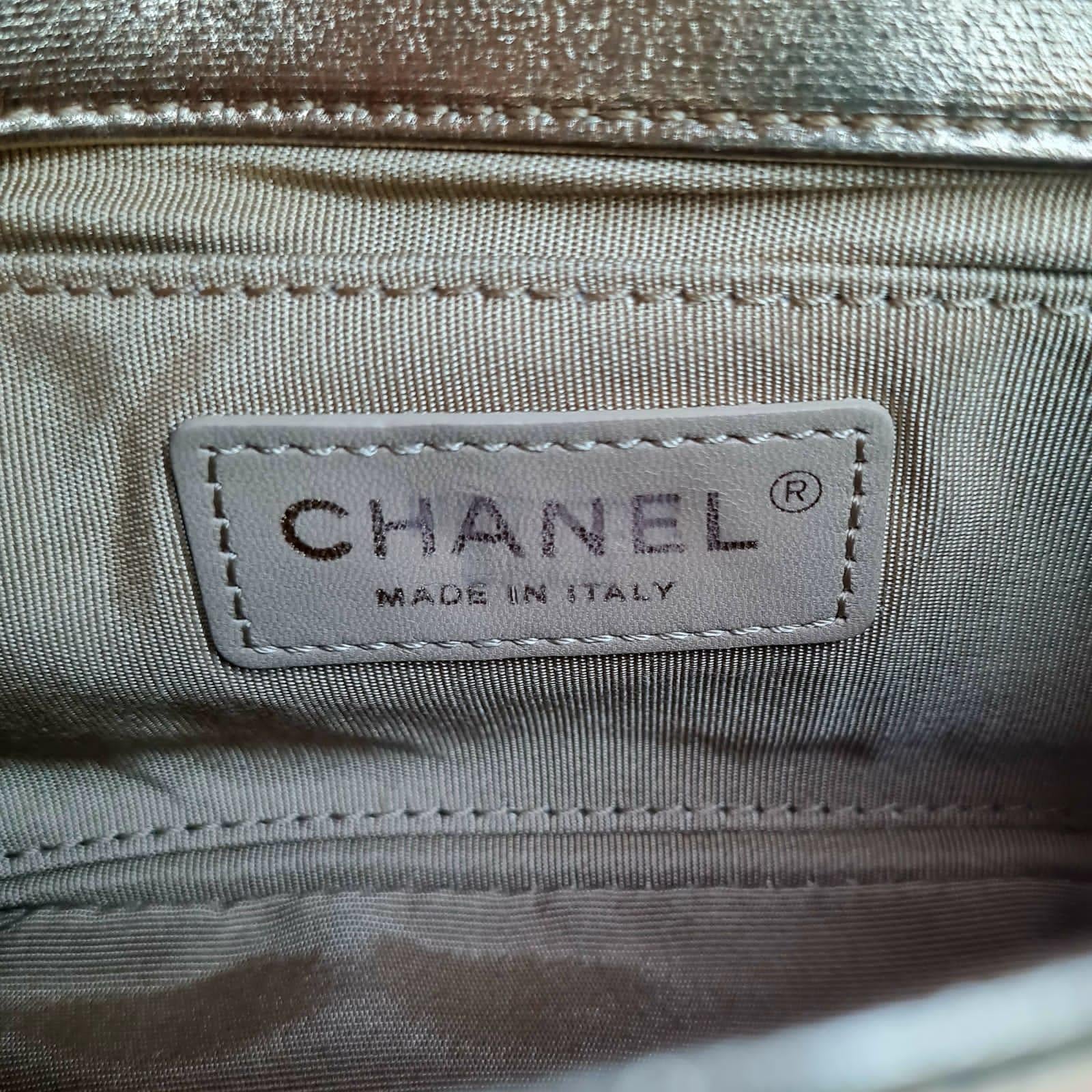 Chanel Multicolor Gold Metallic Raffia Woven Mini Flap Bag 4