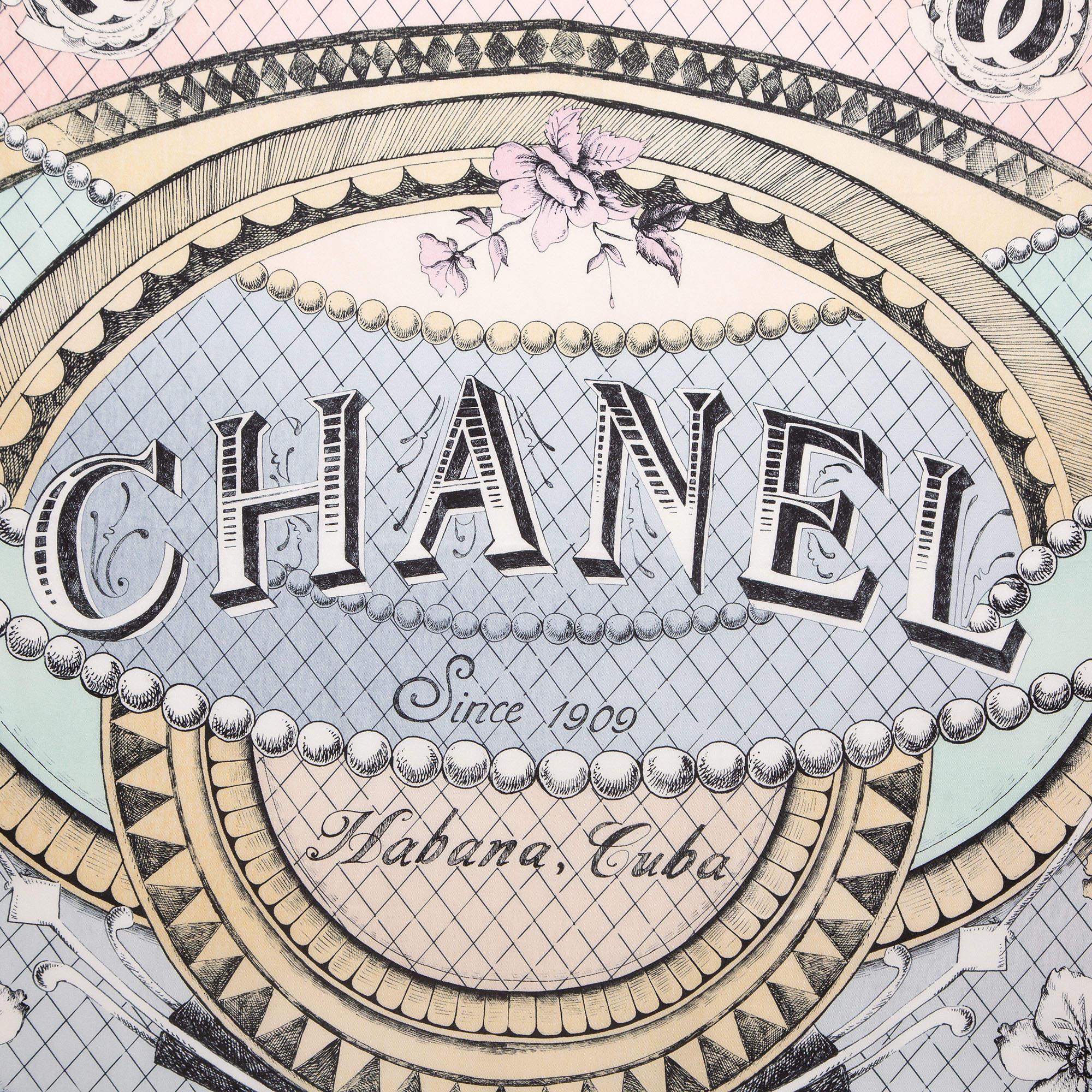 For days when you want your accessory to express your style, this Chanel scarf is perfect. It carries a gorgeous shade and is created from quality fabrics for a luxurious feel.

Includes: Original Box