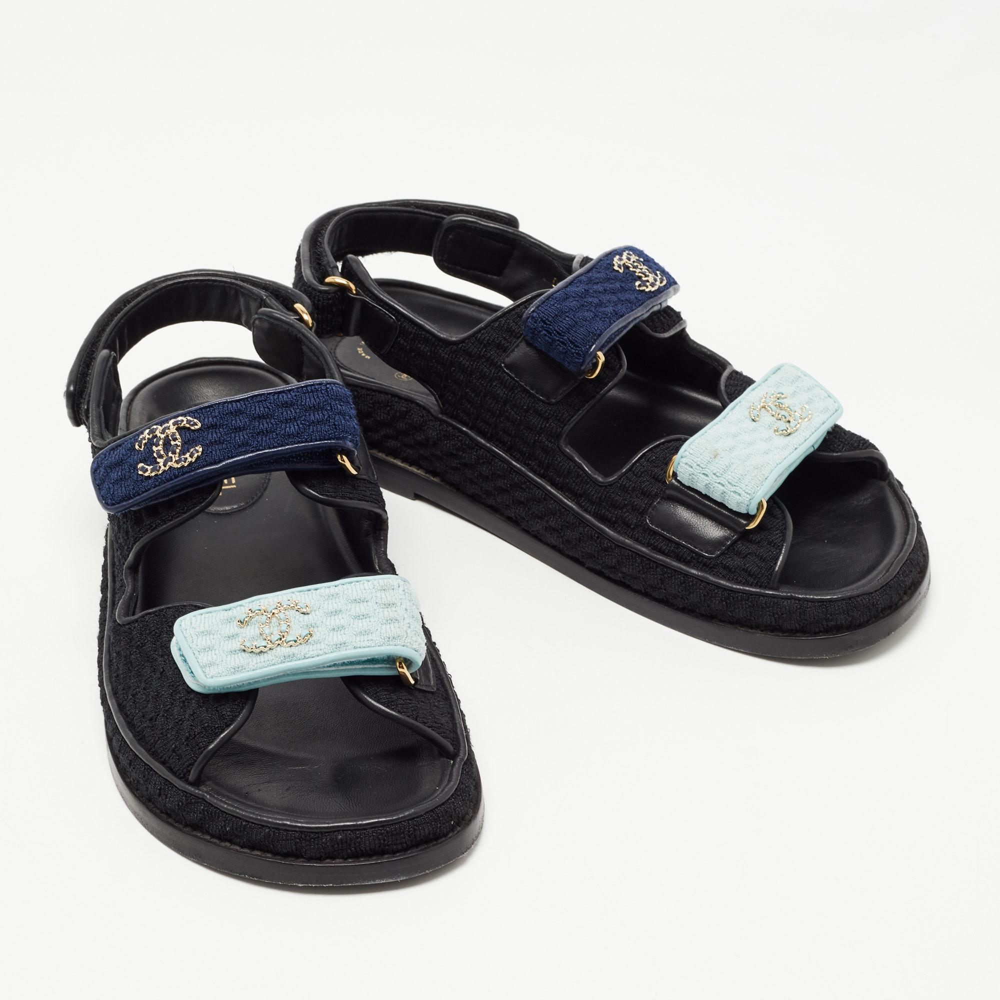 chanel multicolor sandals