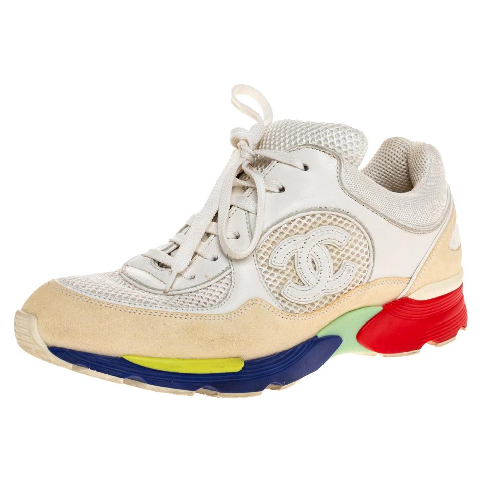 Chanel Multicolor Leather And Mesh CC 