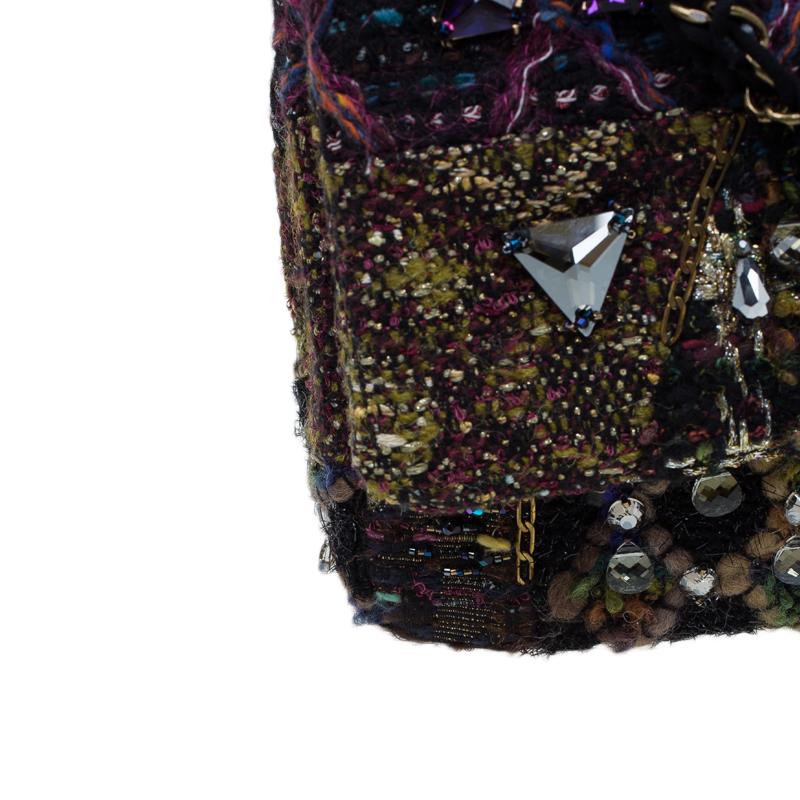 Chanel Multicolor Lesage Tweed Jewel Encrusted 2.55 Reissue Classic 227 Flap Bag 5