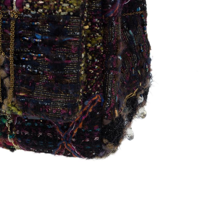 Chanel Multicolor Lesage Tweed Jewel Encrusted 2.55 Reissue Classic 227 Flap Bag 4