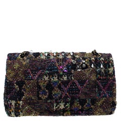 Chanel Multicolor Lesage Tweed Jewel Encrusted Reissue 2.55 Classic 228 Flap Bag