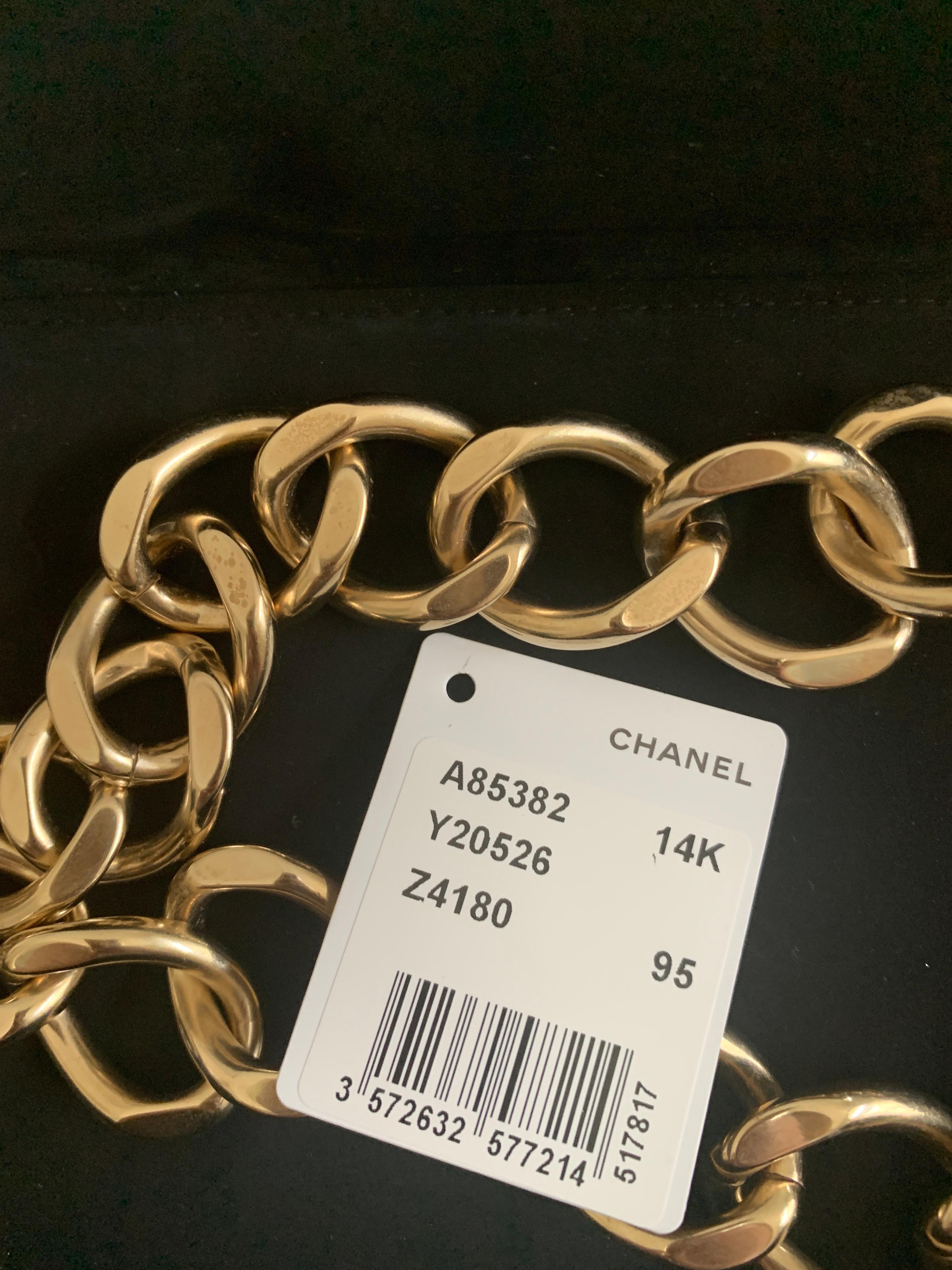 Chanel Multicolor Lock In Tweed Color Oversize Locket Gold Lock Belt 7