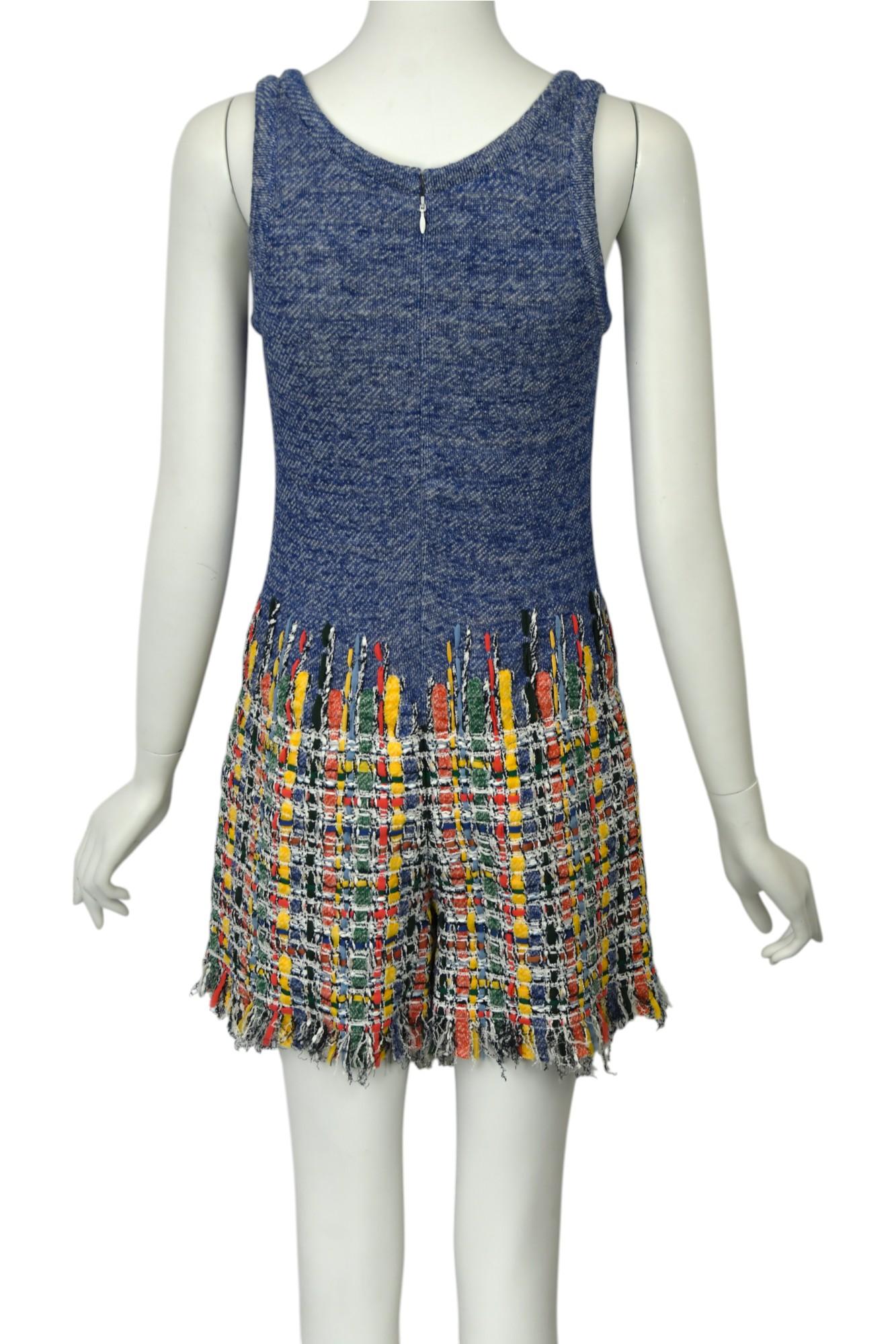 Chanel Multicolor Maison Lesage Fantasy Tweed Playsuit  Größe US 4 im Angebot 2