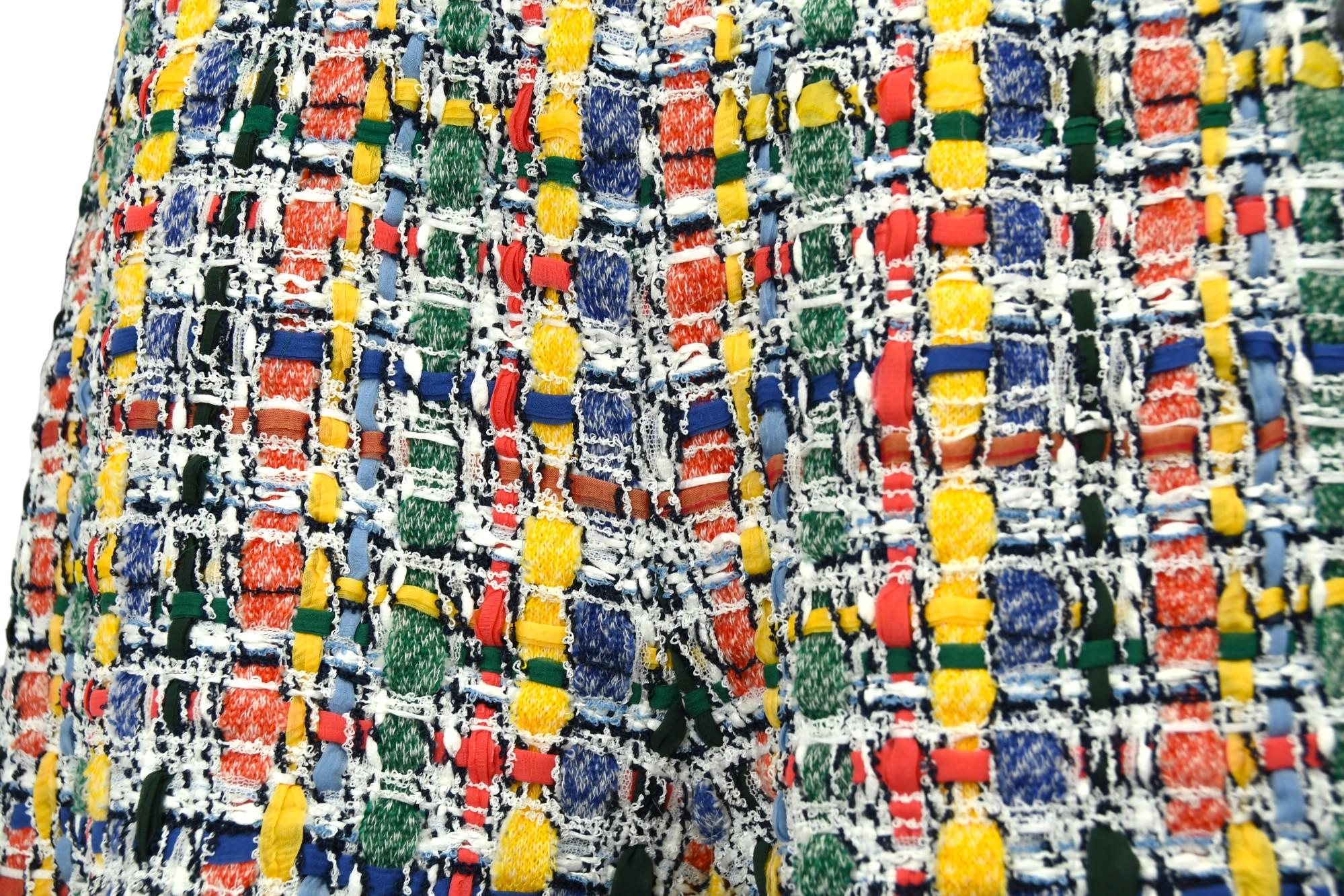 Chanel Multicolor Maison Lesage Fantasy Tweed Playsuit  Größe US 4 im Angebot 3
