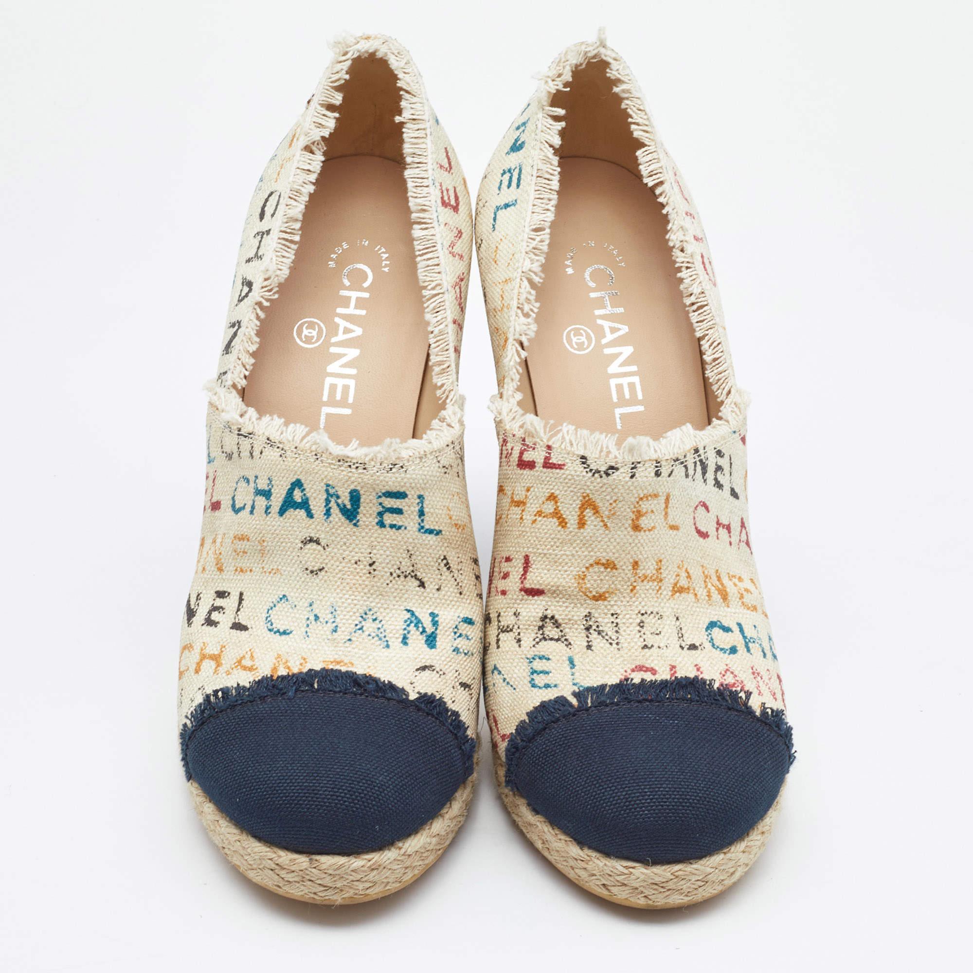 Chanel Espadrilles Sandals - 3 For Sale on 1stDibs