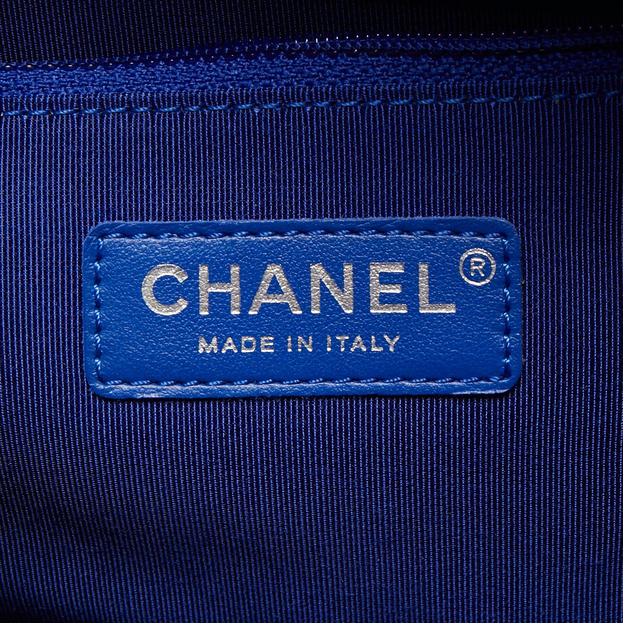 Chanel Mehrfarbiger Rucksack aus bedrucktem Segeltuch La Pausa Bay im Angebot 3