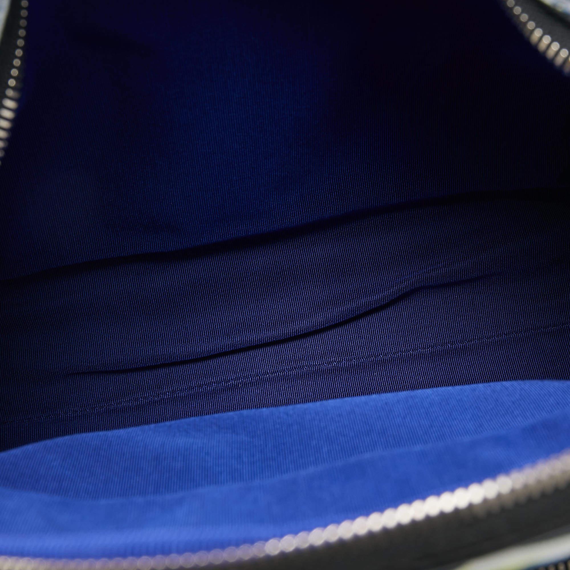 Chanel Mehrfarbiger Rucksack aus bedrucktem Segeltuch La Pausa Bay im Angebot 5