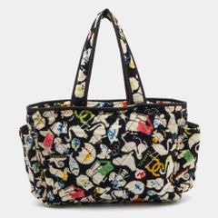 Chanel Multicolor Printed Cotton Terry Baby Diaper Bag