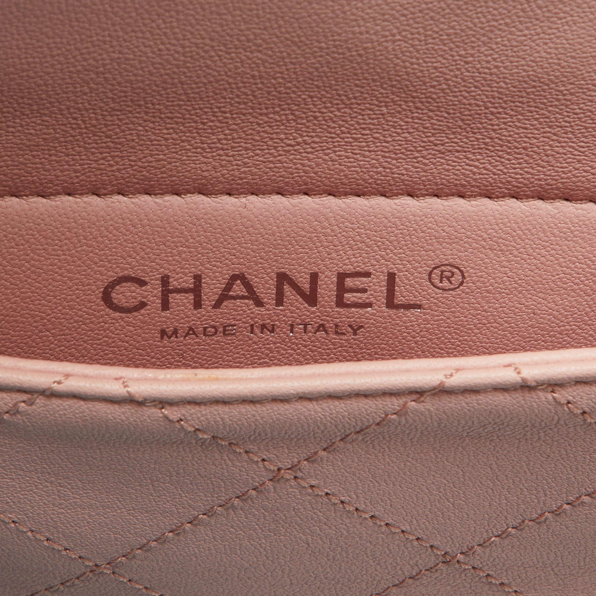 Sac cabas Coco Splash de Chanel multicolore matelassé en PVC et cuir de taille moyenne 9