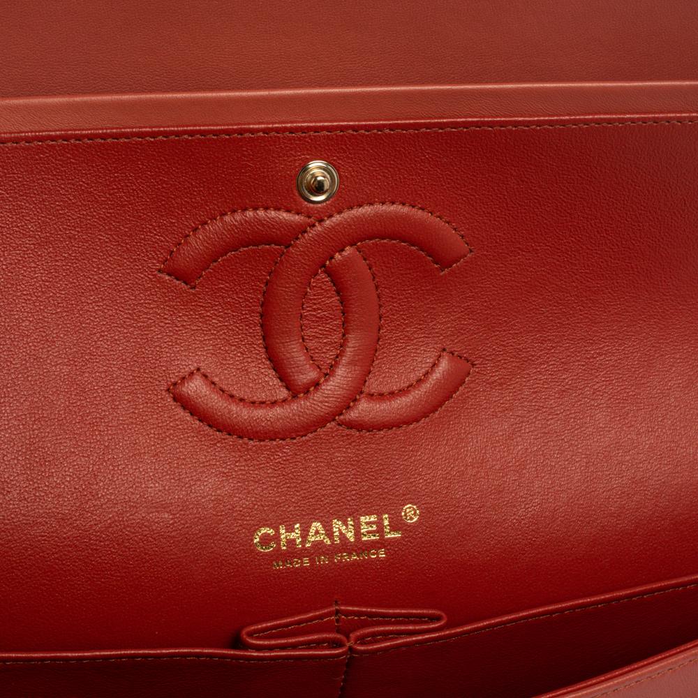 Chanel Multicolor Quilted Tweed Medium Classic Double Flap Shoulder Bag 8