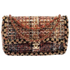 CHANEL Flap Tweed Fabric Shoulder Bag Multicolor - 25% OFF