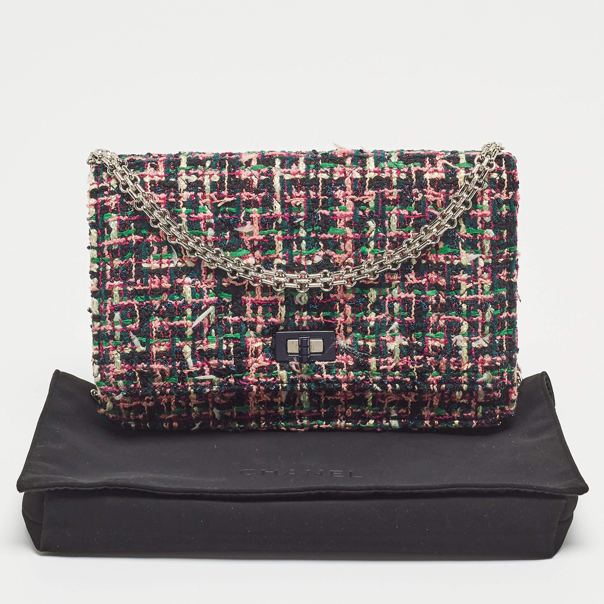 Chanel Multicolor Quilted Tweed Reissue WOC Bag 7