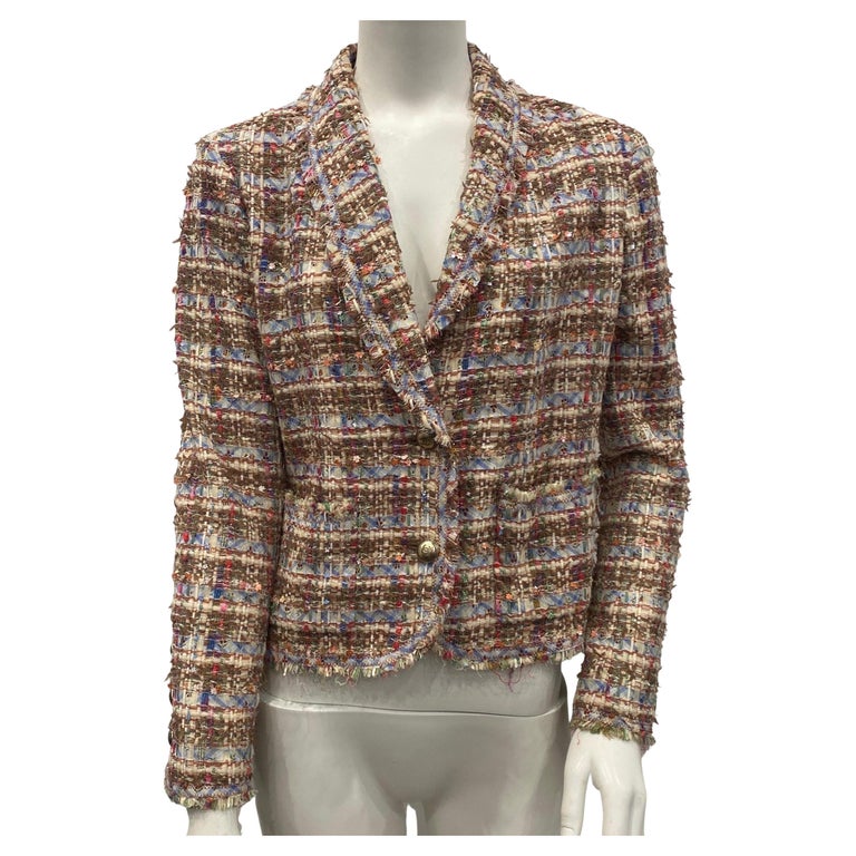 chanel tweed jacket 34