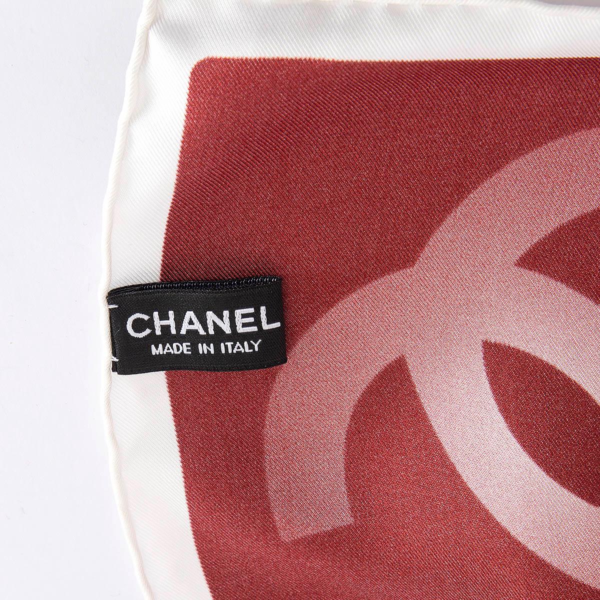 CHANEL multicolor silk GEOMETRIC COLORBLOCK Square Scarf 2