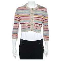 Chanel Cropped Cardigan - 14 For Sale on 1stDibs