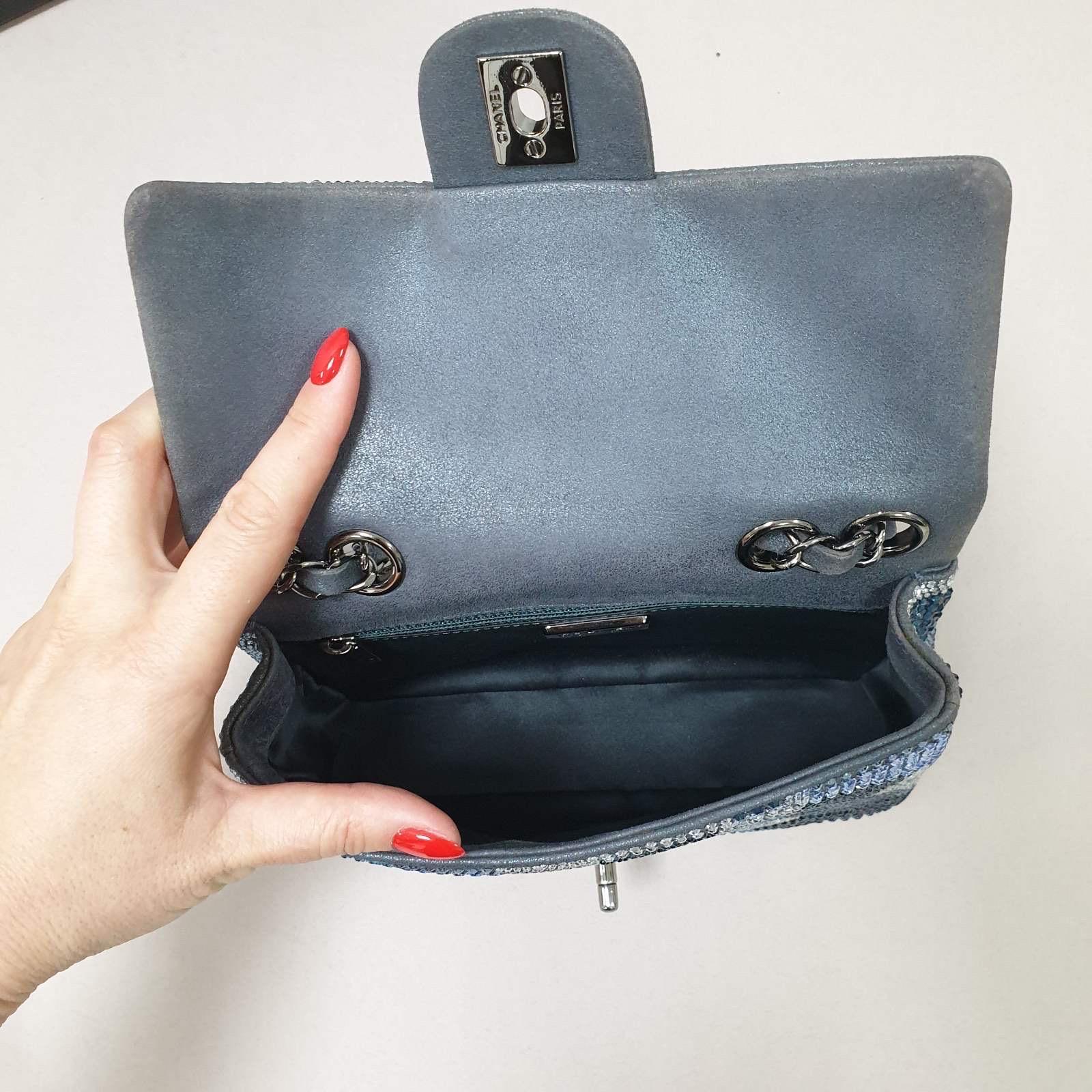 Chanel Multicolor Swarovski Strass Flap Bag  For Sale 3